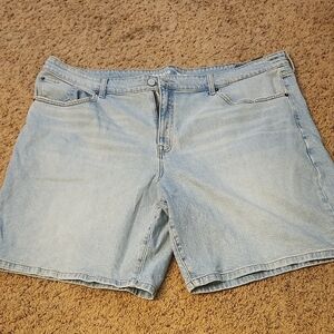 Torrid Light Blue Jean Shorts